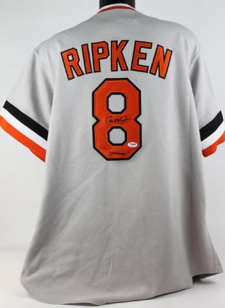 Cal Ripken Jr. Signed Baltimore Orioles Retro Model Jersey with "Ironman" Inscription (PSA/DNA)