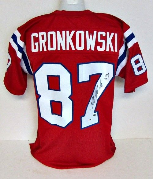 Rob Gronkowski Signed New England Patriots Jersey (PSA/DNA)