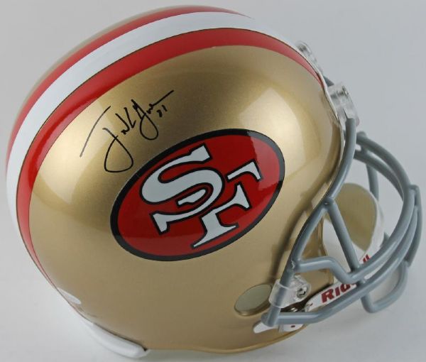 Frank Gore Signed 49ers Full Sized Helmet (PSA/DNA & JSA)