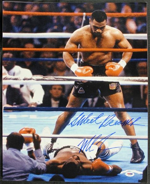 Mike Tyson Signed 16" x 20" Color Photo w/"Sweet Dreams" Inscription (PSA/DNA)