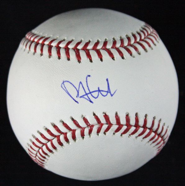 Phil Hughes Signed OML Baseball (MLB Hologram)