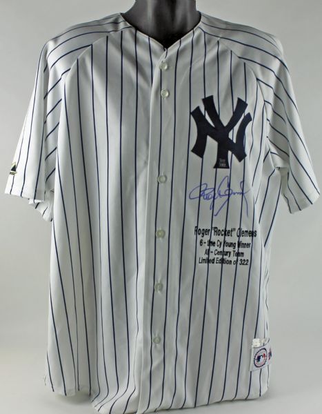 Roger Clemens Signed New York Yankees Limited Edition Jersey 306/322 (MLB, Tri-Star)