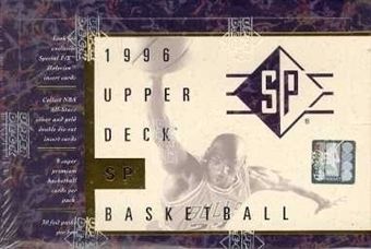 Factory Sealed 1995-96 (1996) Upper Deck SP Authentic Basketball Hobby Box (30 Pack)