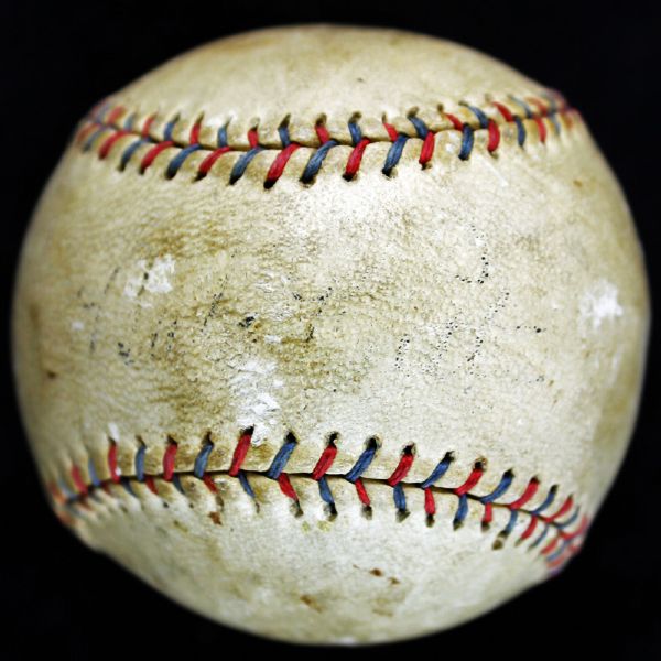 Babe Ruth Single Signed Baseball (PSA/DNA)