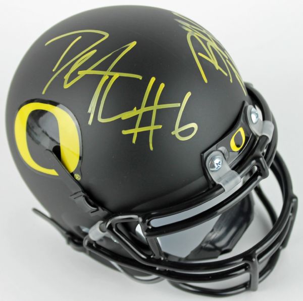 DeAnthony Thomas Signed Oregon Mini-Helmet with "Black Mamba" Inscription (PSA/DNA)
