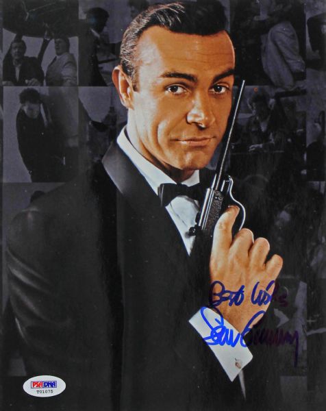 Sean Connery Signed 8 x 10 Glossy Photo as "007: James Bond" (PSA/DNA)