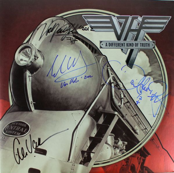 Van Halen Group Signed "A Different Kind of Truth" Album (REAL/Roger Epperson)