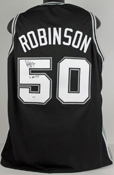 David Robinson Signed San Antonio Spurs Jersey