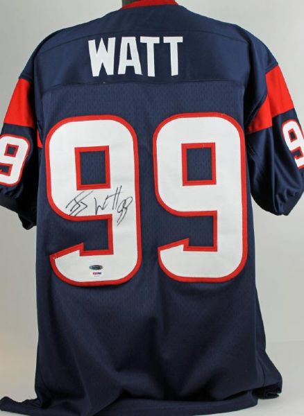 J.J. Watt Signed Houston Texans Jersey (TriStar & PSA/DNA)