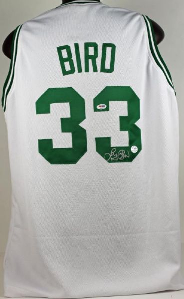 Larry Bird Signed Boston Celtics Jersey (Bird Holo & PSA/DNA)