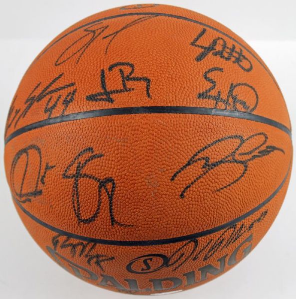 2007-08 Boston Celtics (World Champs) Limited Edition Team Signed NBA Leather Game Model Basketball (10 Sigs)(UDA)