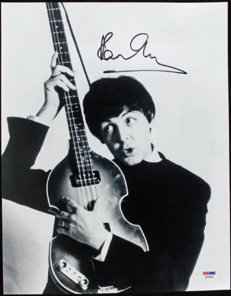 The Beatles: Paul McCartney Signed 11" x 14" Photograph (PSA/DNA)