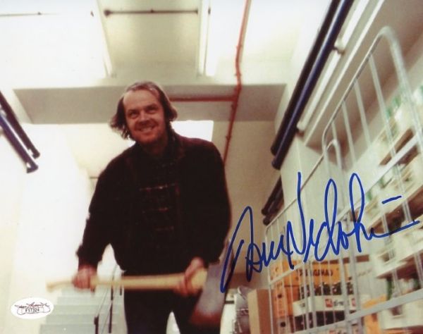 Jack Nicholson Signed 8" x 10" Color Photo from "The Shining"