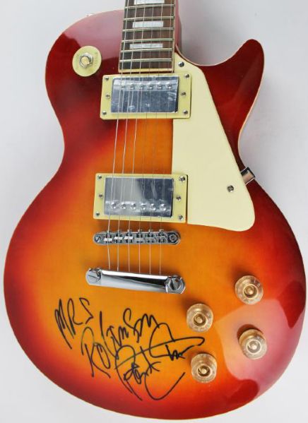 Paul Simon Signed Les Paul Style Electric Guitar with Ultra Rare "Mrs. Robinson" Inscription (PSA/DNA)
