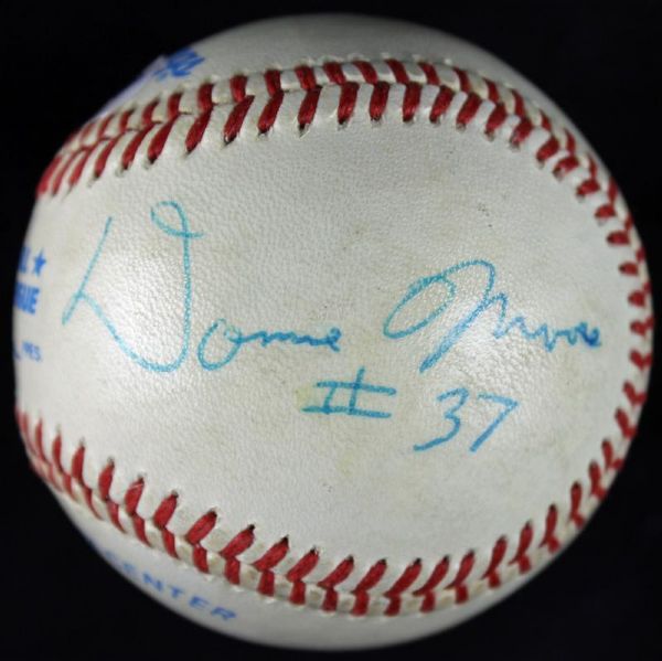 Donnie Moore & Dave Henderson (1986 ALCS) RARE Dual Signed OAL Baseball (PSA/DNA)