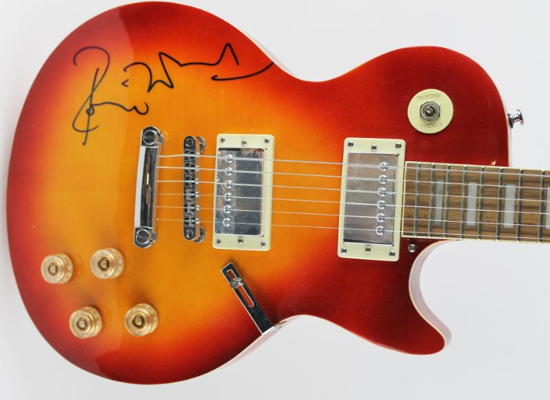 Lot Detail - The Rolling Stones: Ron Wood Signed Les Paul Style ...