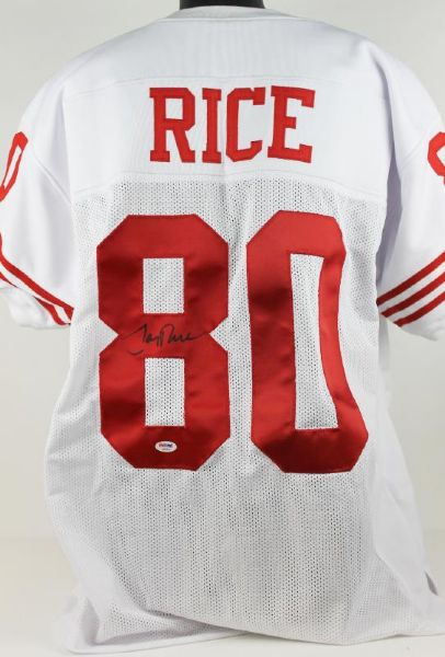 Jerry Rice Signed 49ers Jersey (PSA/DNA)