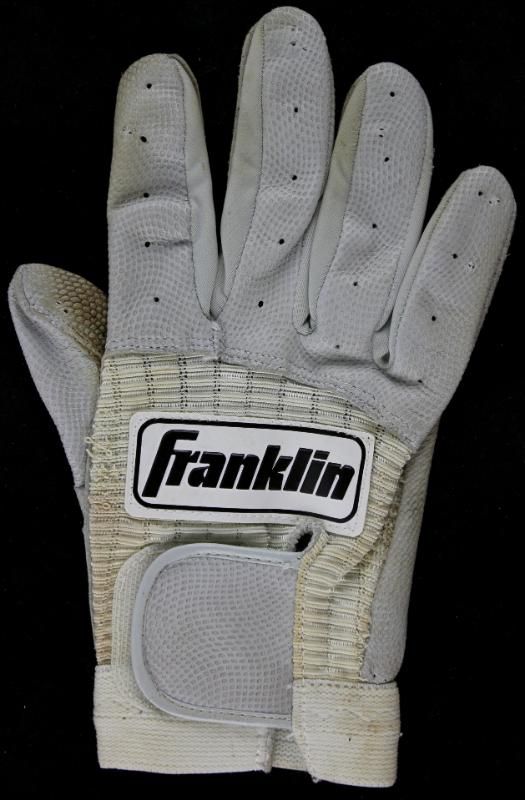 Rare Mark McGwire Signed Pair Of 1980's Game Used Batting Gloves