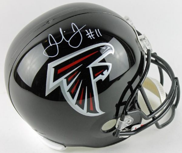 Julio Jones Signed Full Size Replica Falcons Helmet (PSA/DNA & JSA)