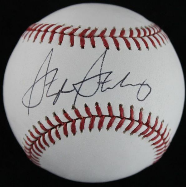 Stephen Strasburg Signed OML Baseball (MLB)