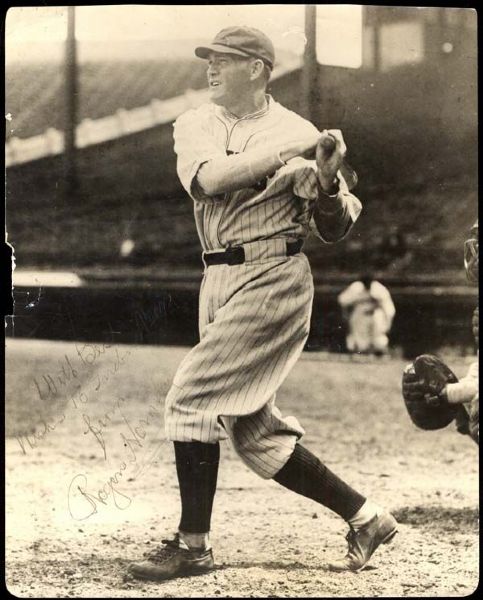 Rogers Hornsby Signed Original 1928 8" x 10" Photograph (JSA)