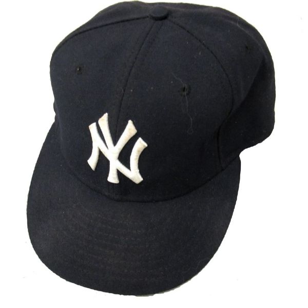 Circa 2010 Robinson Cano Game Used NY Yankees Baseball Cap