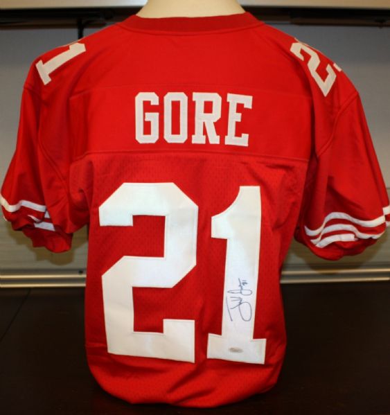 Frank Gore Signed 49ers Pro Style Jersey (JSA)