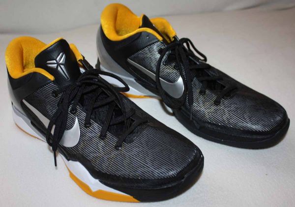 2011-12 Kobe Bryant Game Worn Personal Model Nike Basketball Sneakers (circa Jan-Feb 2012) (DC Sports LOA)