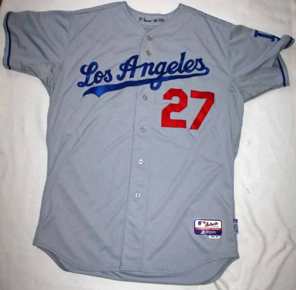 2011 Matt Kemp Game Worn L.A. Dodgers Jersey