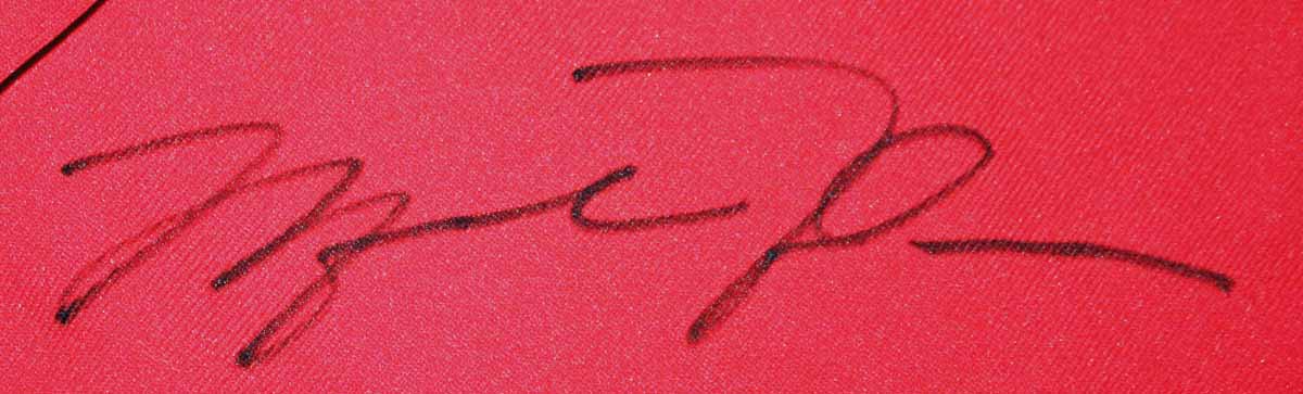 Lot Detail - 1987-88 Michael Jordan Signed Team Issued Sand Knit Shooting  Shirt With Pants (UDA)