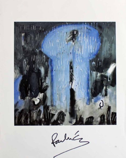 The Beatles: Paul McCartney Signed Book Page Print featuring Personal Artwork (PSA/DNA)