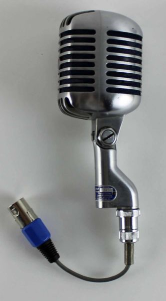 Elvis Presley Stage Used Vintage Shure Microphone (L.A Prop & Wardrobe & Grey Flannel)