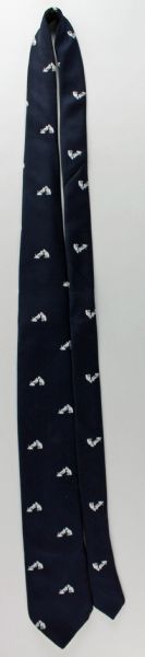 Elvis Presley Personally Owned & Worn RCA Records Logo Patterned Neck Tie (Jimmy Velvet/Elvis Presley Museum)