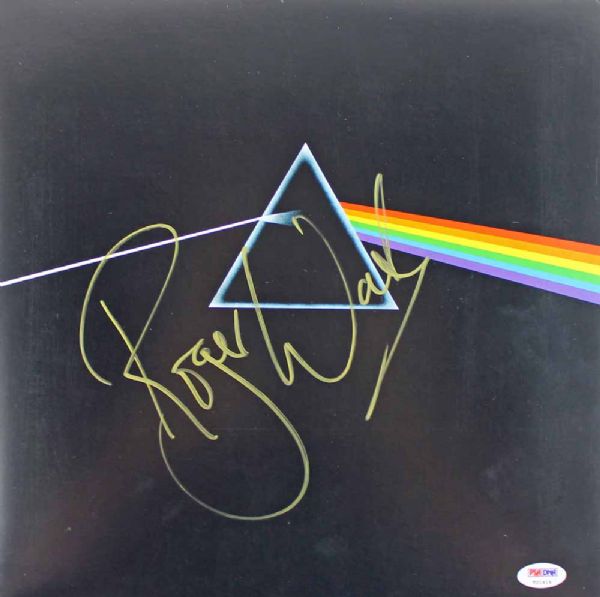 Pink Floyd: Roger Waters Beautiful Signed "Dark Side of the Moon" Record Album (PSA/DNA)