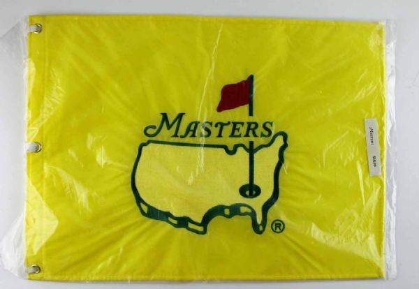RARE 1997 Masters Souvenir Pin Flag in Original Plastic Bagging