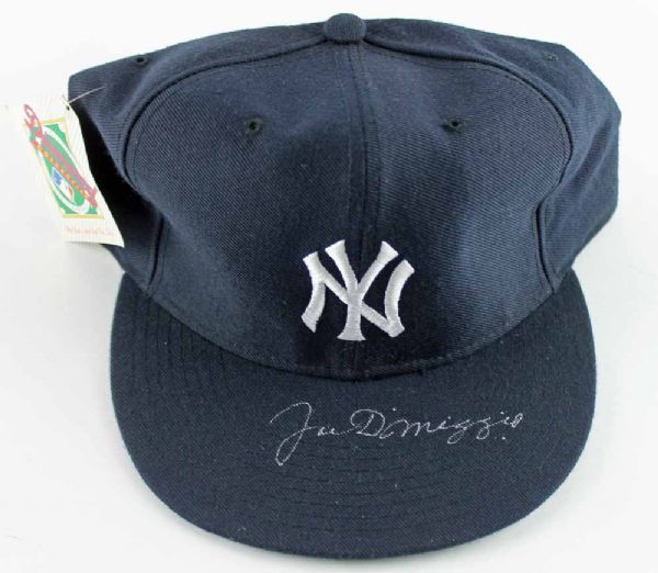 Joe DiMaggio Signed New Era NY Yankees Pro Style Fitted Baseball Cap (PSA/DNA)