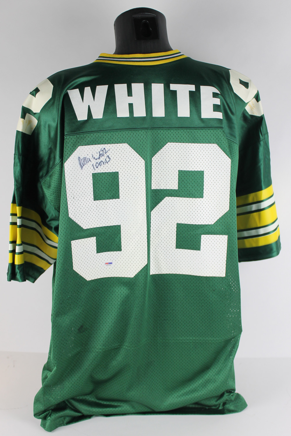 Lot Detail - Reggie White Signed Green Bay Packers Jersey (PSA/DNA)