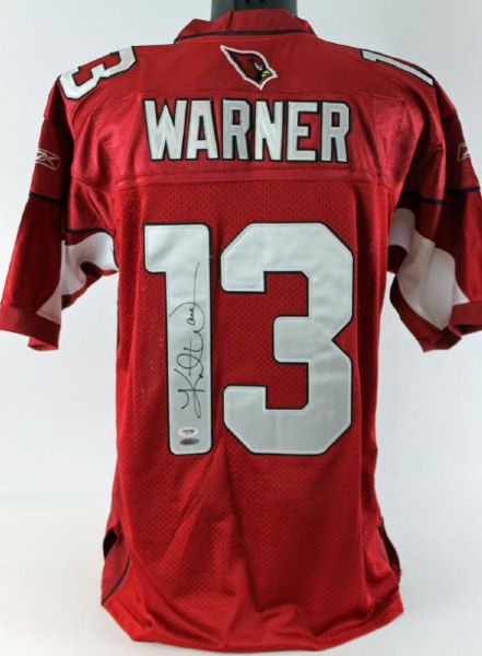 Kurt Warner Signed Arizona Cardinals Pro Model Jersey (TriStar & PSA/DNA)