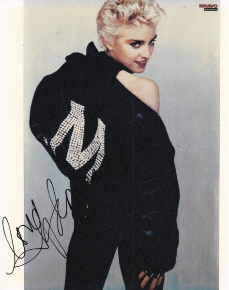 Madonna Rare In-Person Signed 8" x 10" Color Photo (PSA/DNA)