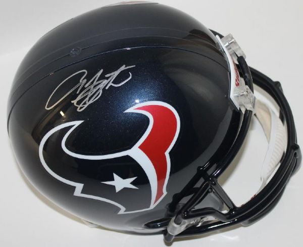 Arian Foster Signed Houston Texans Full Sized Helmet (PSA/DNA)