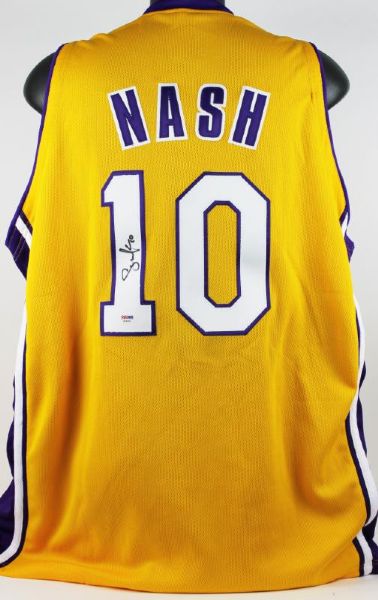Steve Nash Signed L.A. Lakers Pro Style Jersey (PSA/DNA)