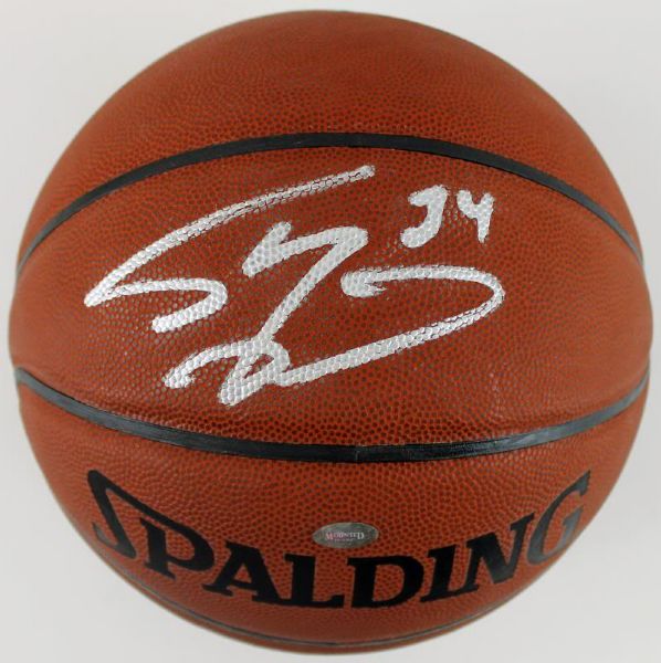 Shaquille ONeal Signed Spalding Official NBA Leather Game Model Basketball (PSA/DNA)