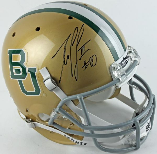 Robert Griffin III Signed Baylor Full Sized College Helmet (JSA)