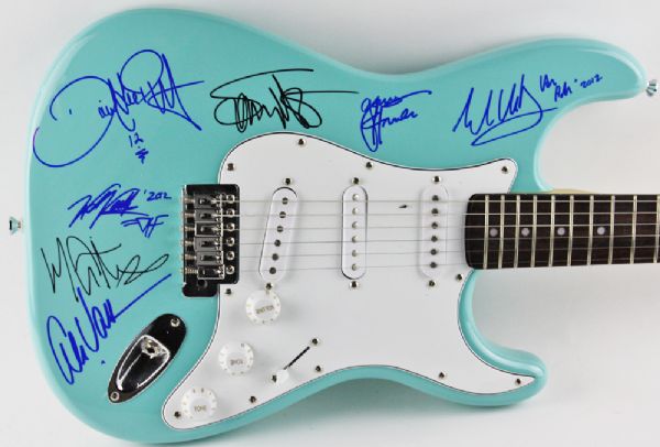 Van Halen: The Ultimate Group Signed Guitar with Past & Present Members incl. Roth, Hagar, Cherone, etc. (PSA/DNA)