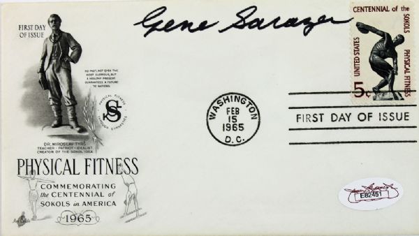 Gene Sarazen Signed Vintage Postal Cover (c.1965)(JSA)