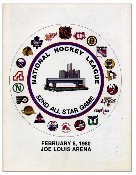 1980 NHL All-Star Game Official Spectators Program (Gretzkys First!)