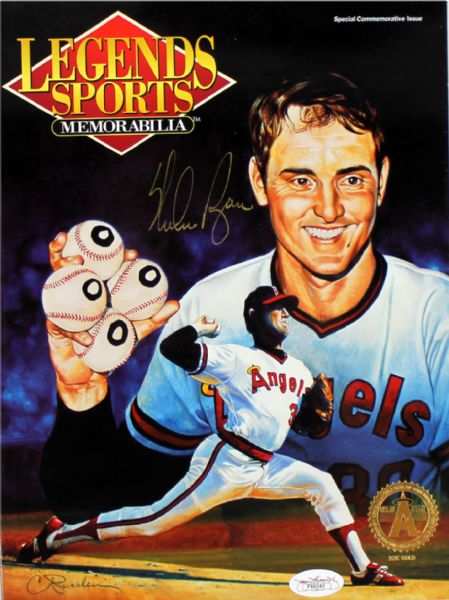 Nolan Ryan Signed Legends Sports Magazine (JSA)