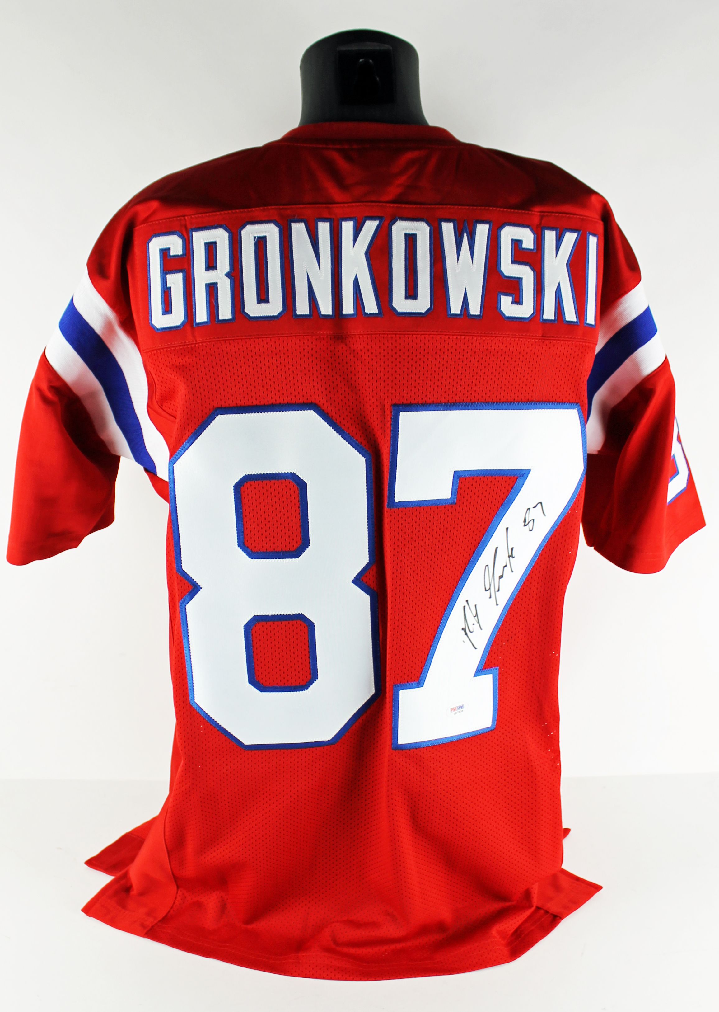 Rob Gronkowski Signed Patriots Jersey (BAS COA) – Zobie Productions