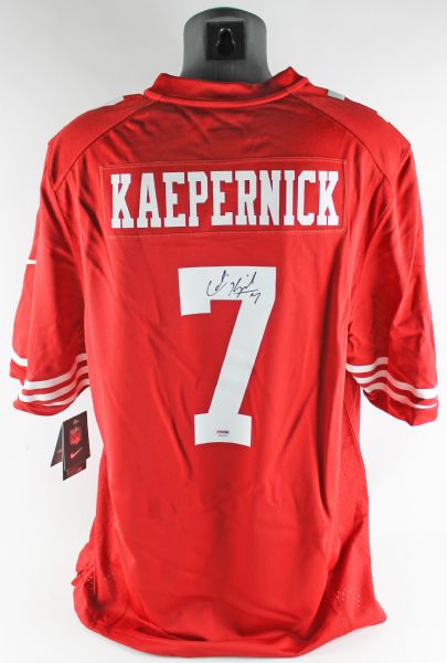 SUPER BOWL XLVII: Colin Kaepernick Signed Nike 49ers Jersey (PSA/DNA ITP)