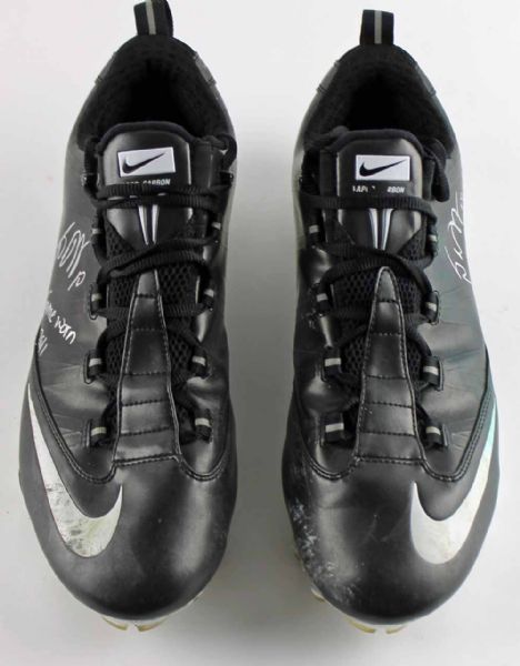 2011 DeSean Jackson Game Worn & Signed Football Cleats